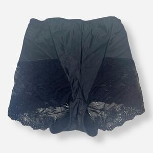 Body Nancy Ganz Black High‎ Waisted Brief Lace 06315 XL Shapewear